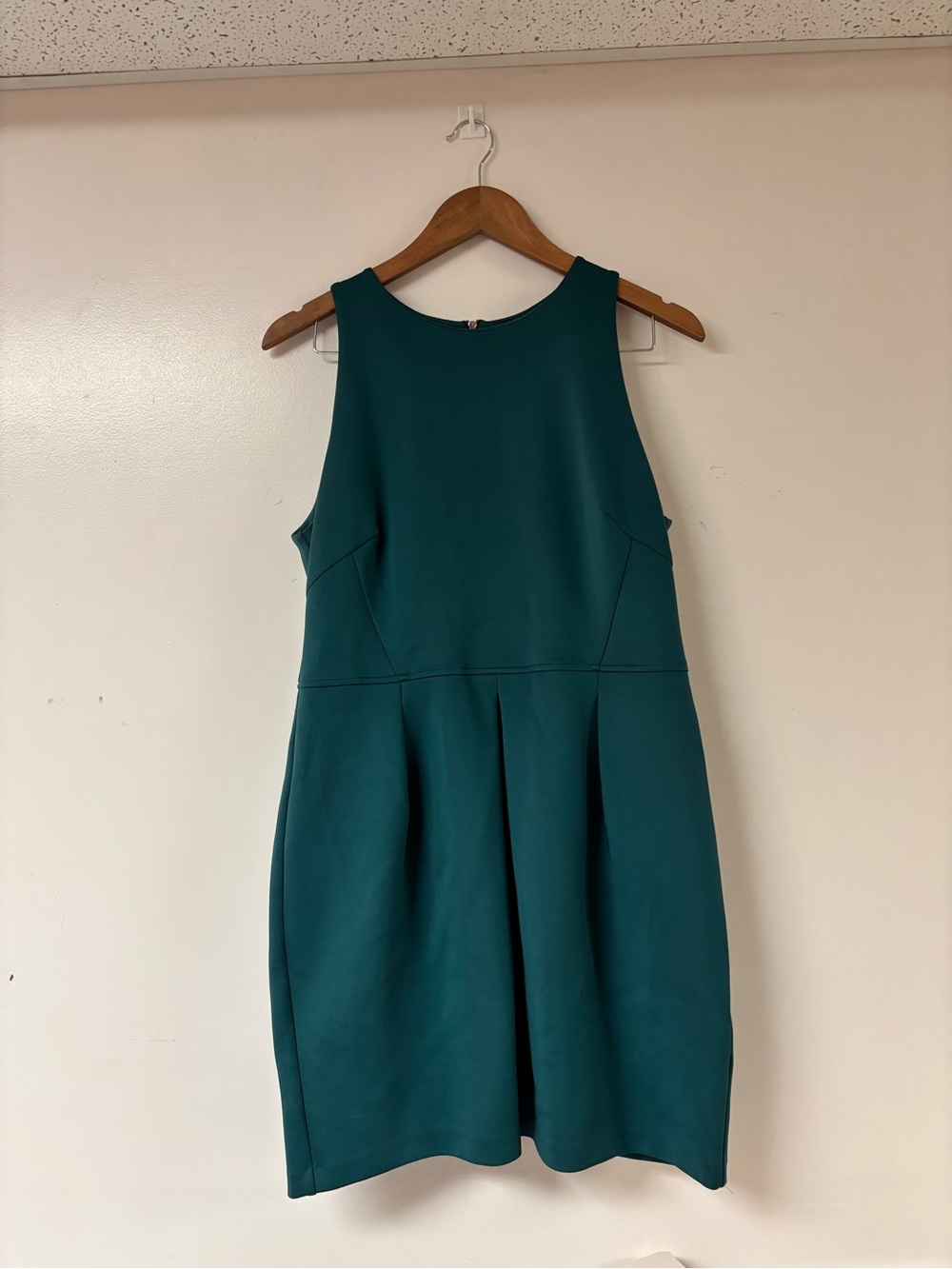 Dynamite Sleeveless Teal Fit-and-Flare Office Dress Size Large